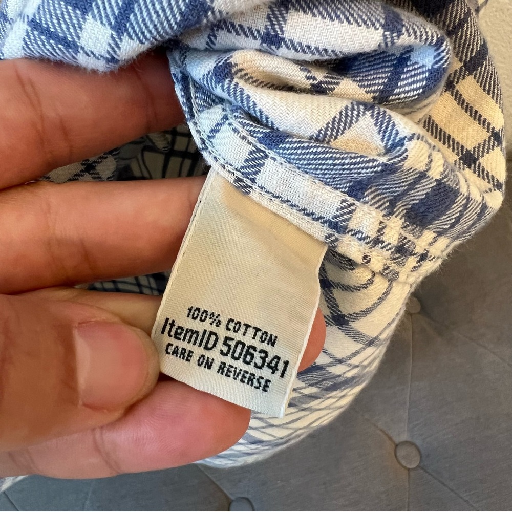 L.L.BEAN Women’s Heritage Washed Twill Shirt Long Sleeve Plaid - Picture 4 of 9